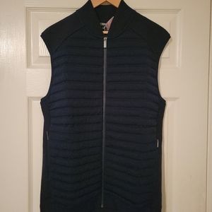 Men’s Adidas adiPure Quilted Hybrid Vest Golf